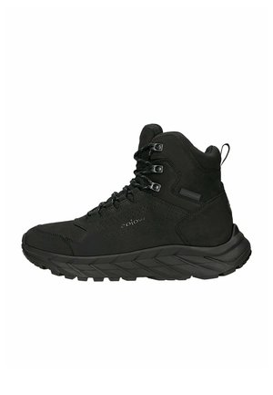 Schnürstiefelette - black