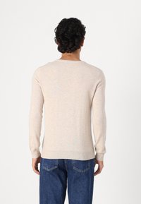 pure cashmere MEN CREW NECK SWEATER - Pulover - beige