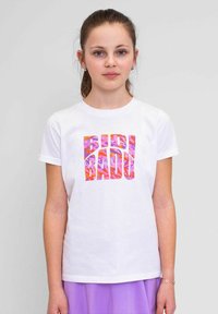 BIDI BADU SPIKE CHILL  - Camiseta deportiva - weiß pink