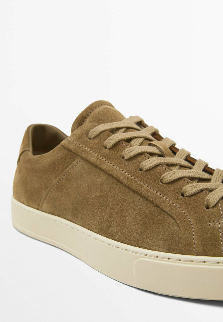 ☆日本未入荷*Massimo Dutti*本革スエードスニーカー/CAMEL☆ Massimo Dutti Trainers - camel - Zalando.co.uk