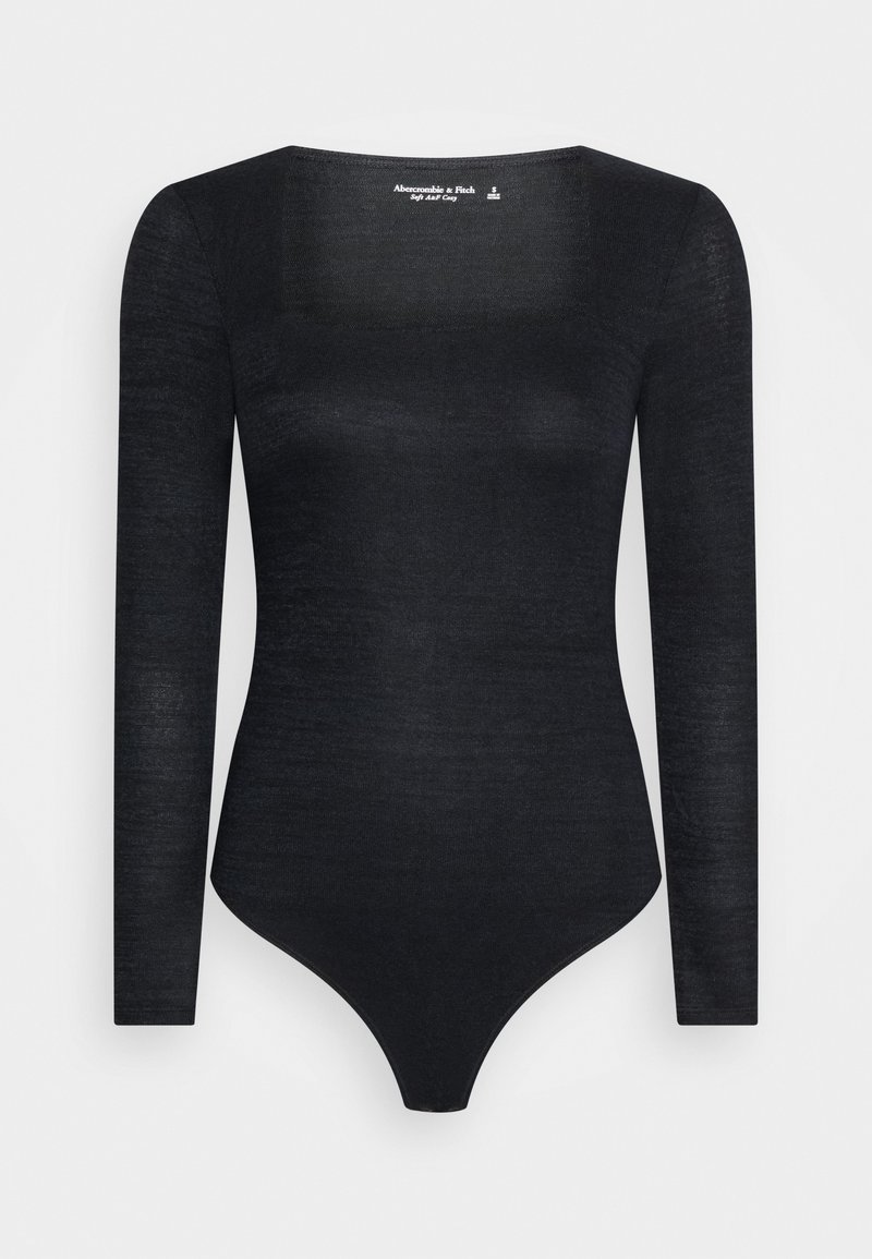 Abercrombie & Fitch COZY SQUARENECK BODYSUIT Jumper black beauty