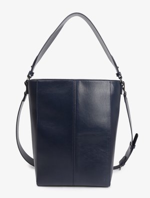 CASSET GLOSSY STRUCTURE - Sac à main - eclipse blue
