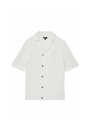 Reiss REGULAR FIT -  TEXTURED CUBAN-COLLAR - Camisa - white