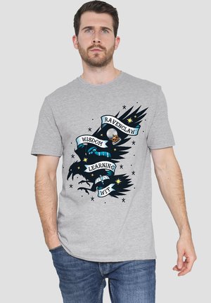 Harry Potter, HARRY POTTER RAVENCLAW SCROLLS - Print T-shirt - mottled light grey