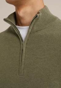 WE Fashion THE PIQUE - Pulover - green