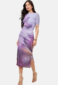 PETITE RUCHED DETAIL - Vestido de tubo - purple floral