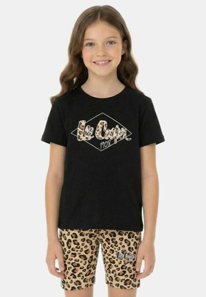 ENSEMBLE IMPRIMÉ - Legging (type pantalon) - noir