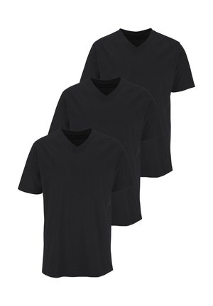 3 PACK - Spodnja majica - schwarz