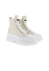 Blogger Botines con plataforma - beige