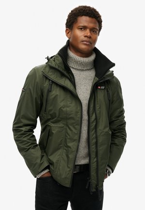 Superdry HOODED MOUNTAIN  - Light jacket - surplus goods olive green