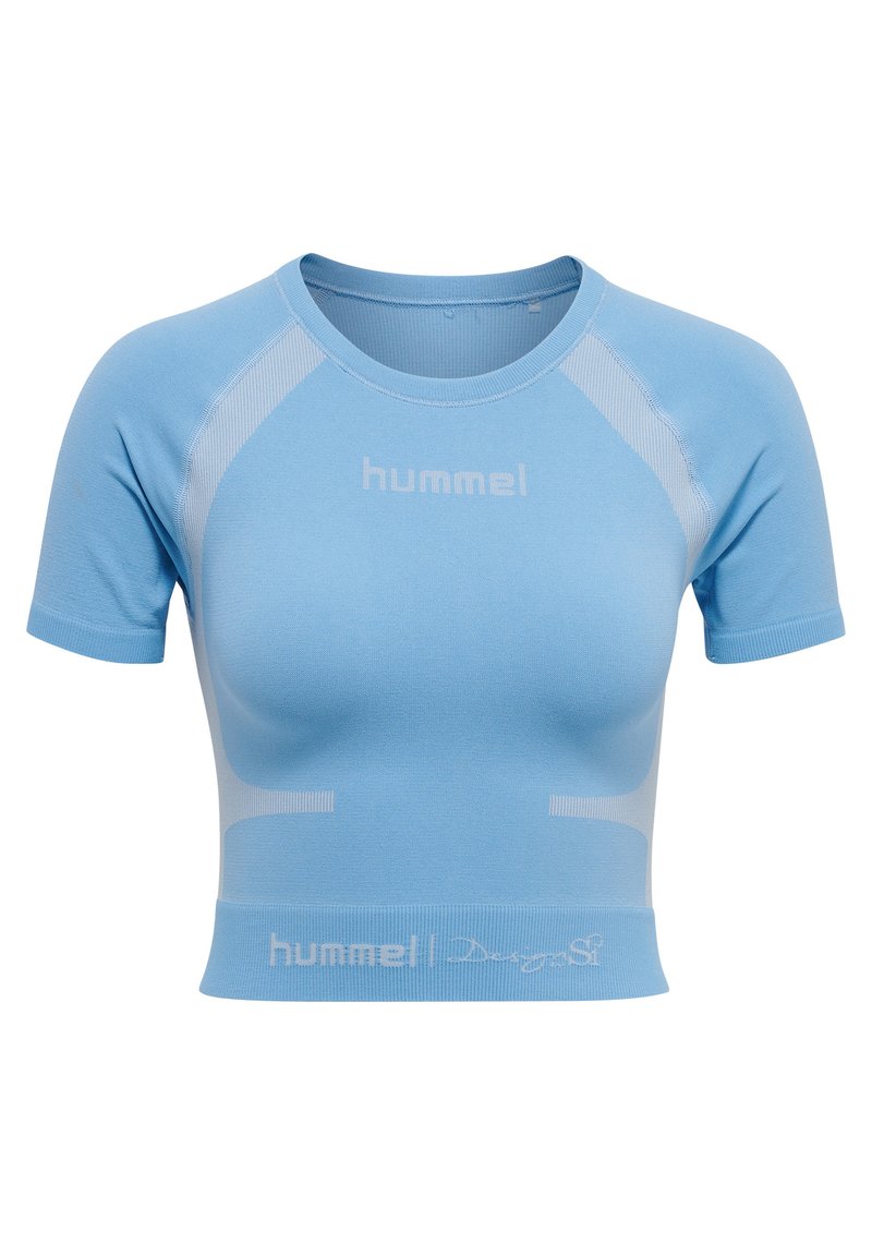 Hummel T-shirt print lichtblauw Hummel T-shirt print lichtblauw