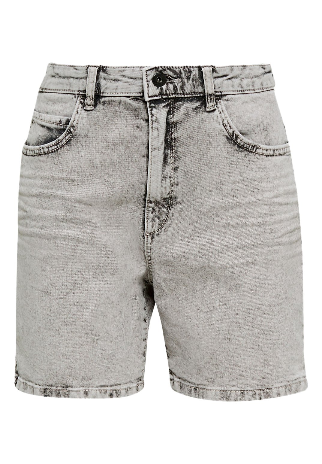 bleached black shorts