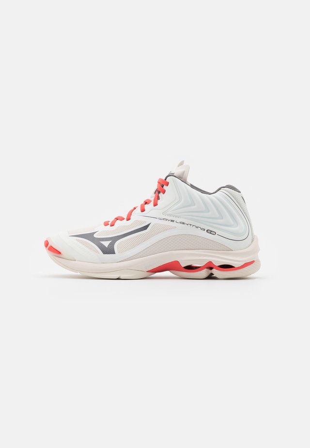 WAVE LIGHTNING Z6 MID - Scarpe da pallavolo - snow white/quiet shade/coral