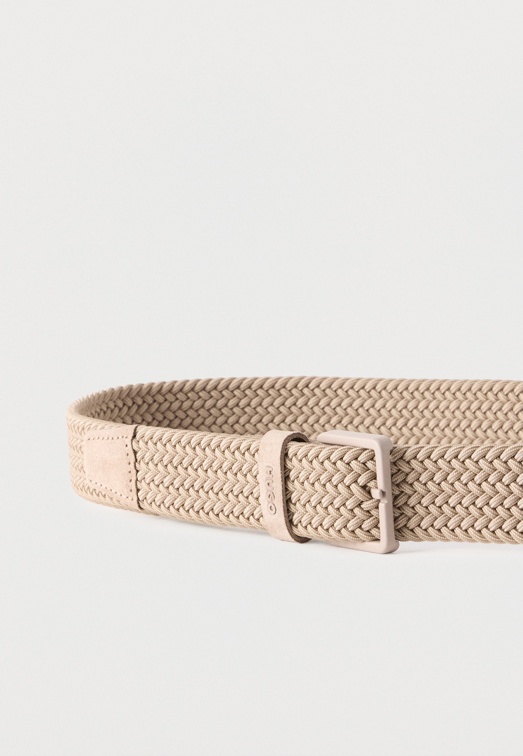 HUGO GETHIN - Braided belt - light brown - Zalando.co.uk