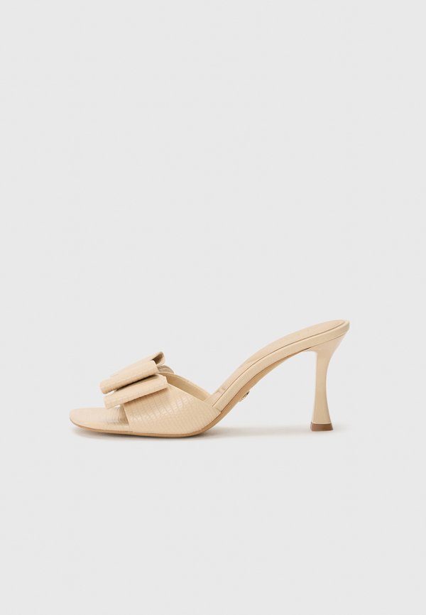 DISTINGUISHED - Heeled mules - medium beige