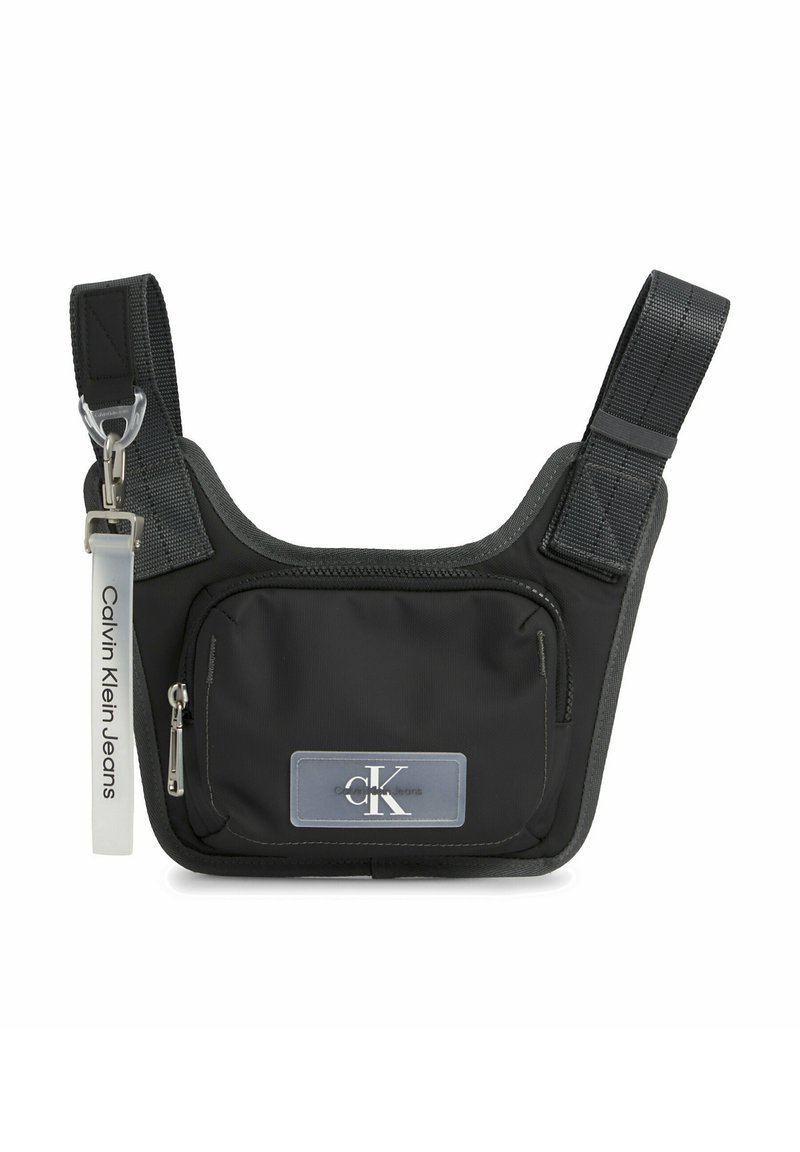 Calvin Klein Jeans COATED CHEST - Bum bag - black - Zalando