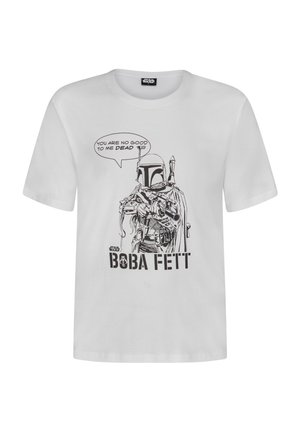 BOBA FETT - Print T-shirt - weiß