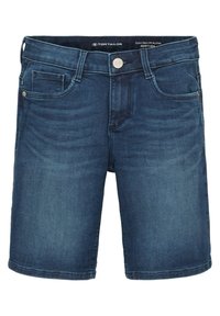 TOM TAILOR TTALEXA Bermuda - Jean slim - dark stone wash denim