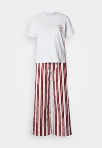 Non sélectionné, red/white