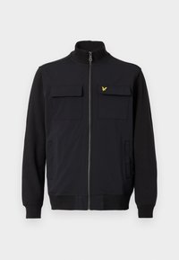 HYBRID ZIP TRACK JACKET - Jas - jet black