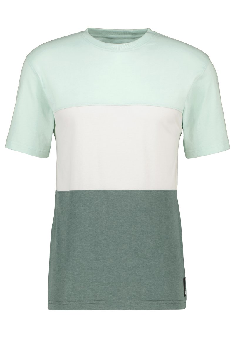 alife & kickin T-shirt print groen gemêleerd