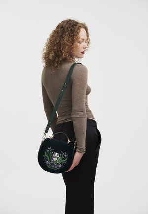 FABLE ENGLAND BADGER EMBROIDERED - Handbag - woodland green