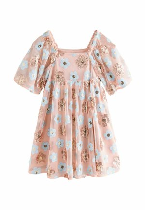 REGULAR FIT FLORAL  - Cocktailklänning - blush pink blue