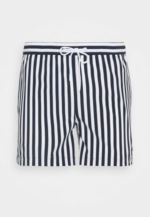 BAY STRETCH STRIPED SWIMSHORTS - Swimming shorts - total eclipse