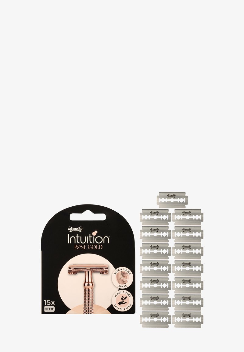 Wilkinson Sword - INTUITION ROSE GOLD BLADES 15CT - Hårborttagningsverktyg, Förstora