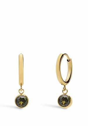 Oorbellen - gold-coloured/light green-august