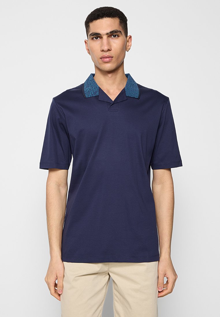 Scotch & Soda T-shirt basic donkerblauw