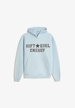 Sweat à capuche - light blue