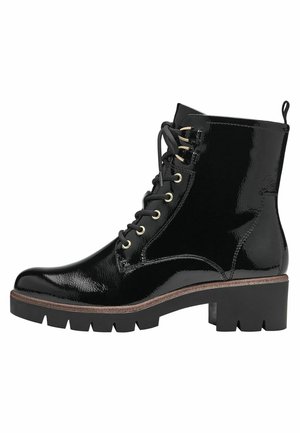 Tamaris Stivaletti con plateau - black patent