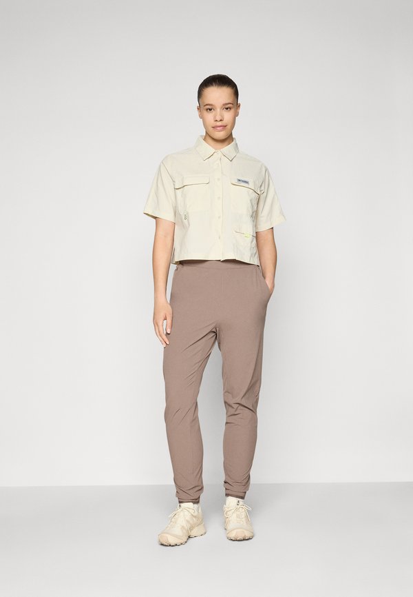 PFG OPEN WATER™ SHORT SLEEVE SHIRT - Button-down blouse - stone3