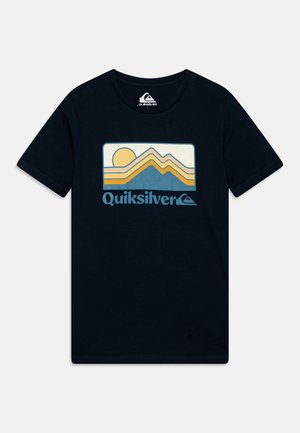 GRADIENT MOUNTAINS - Camiseta estampada - dark blue
