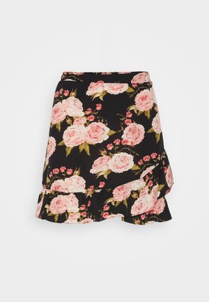 VILA, VITANJA WRAP SKIRT - Hõlmikseelik - black