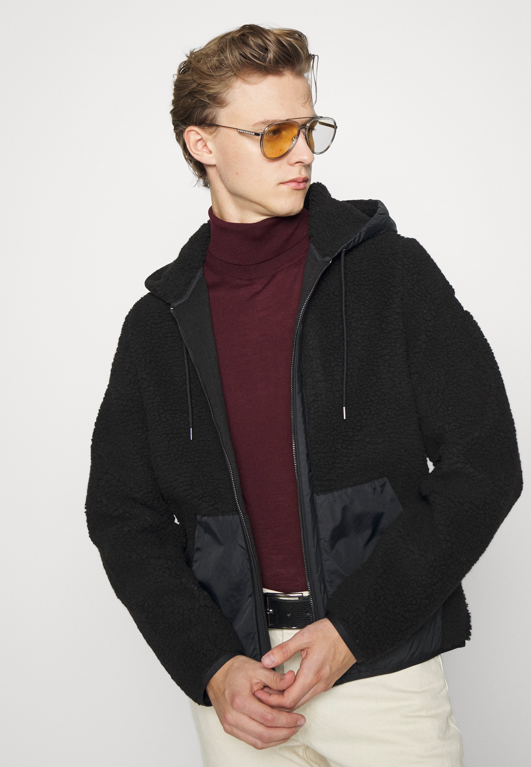 Michael Kors MIX MEDIA HOODIE - Fleece 