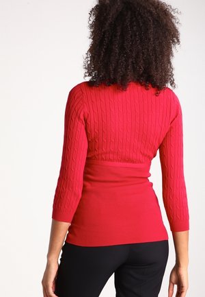 Strickpullover - red