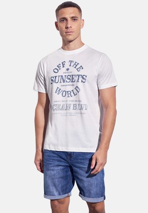 T-Shirt print - weiß