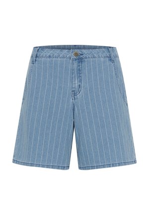 Culture CURENNY - Denim shorts - light blue denim