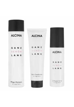 ALCINA GANZ SCHÖN LANG SHAMPOO + CONDITIONER + SPRAY SET* GANZ SCHÖN LANG SHAMPOO + CONDITIONER + SPRAY SET* - Hair set - weiß