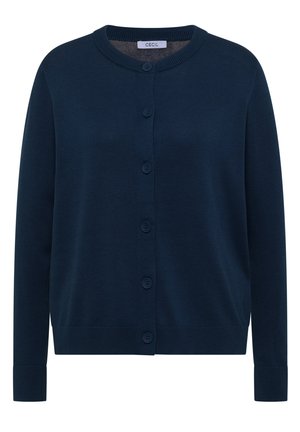 Cecil, CARDIGAN MIT RUNDHALS UND KNOPFLEISTE - Gilet - moonlight blue