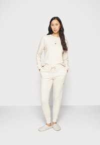 Tommy Hilfiger TRACK PANTS - Pyjamabroek - heathered oat