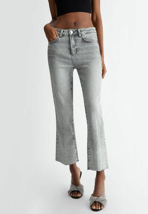 Džíny Bootcut - grey denim