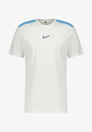 Nike Sportswear TRAININGS GRAPHIC - T-Shirt print - weiss blau