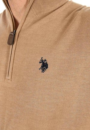 U.S. Polo Assn., USKNOOXX - Jumper - camel melagne