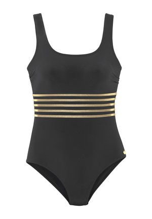 Swimsuit - schwarz goldfarben