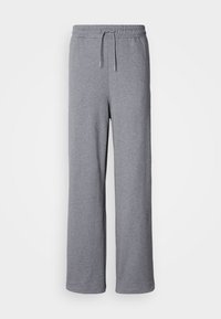 PREMIUM EMBLEM - Tracksuit bottoms - medium grey heather