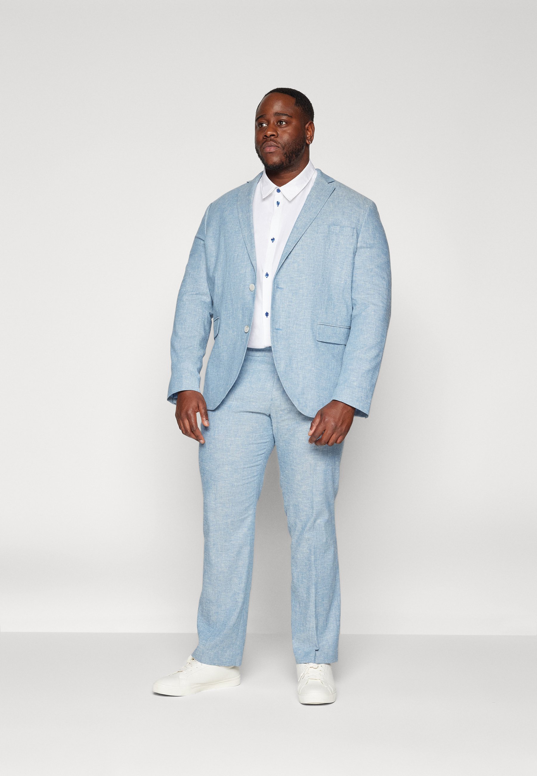 JACK & JONES Jprriviera Linen Trouser Slim Fit Sn herenkostuumbroek, Navy Blazer/Fit: Slim Fit, 50