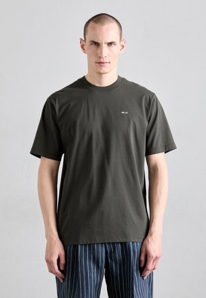 NN.07 ADAM EMB - Basic T-shirt - khaki